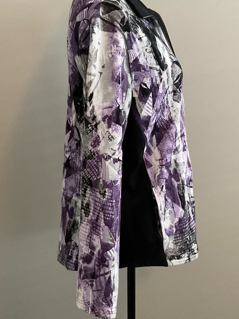 Northern Reflections Purple Abstract Print Jacket - Picture 3 of 7